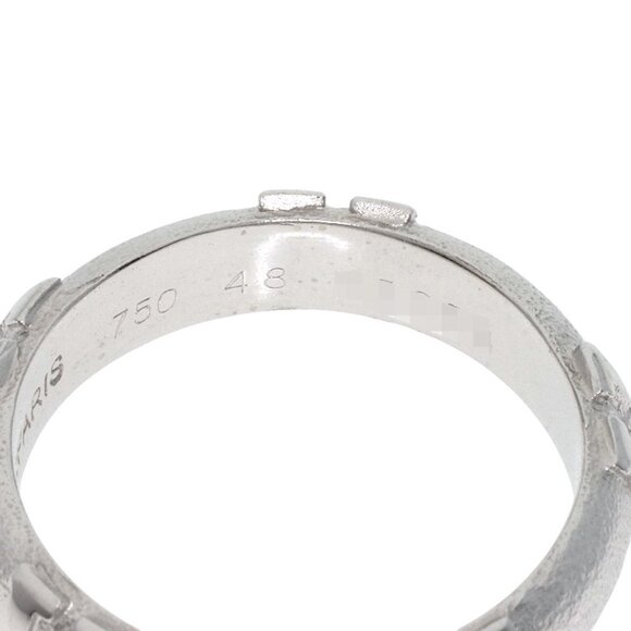 HERMES 18k White Gold Ring #48 - Picture 5 of 9
